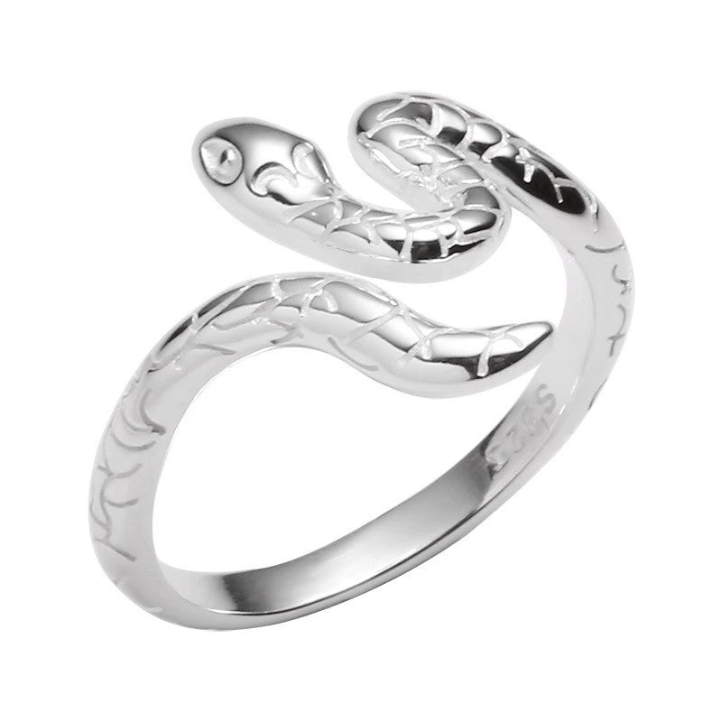 Snake Sterling Silver Ring