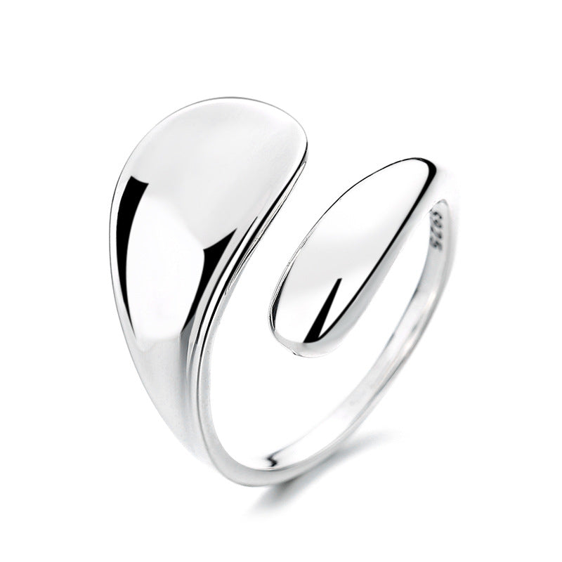 Open Curve Sterling Silver Ring