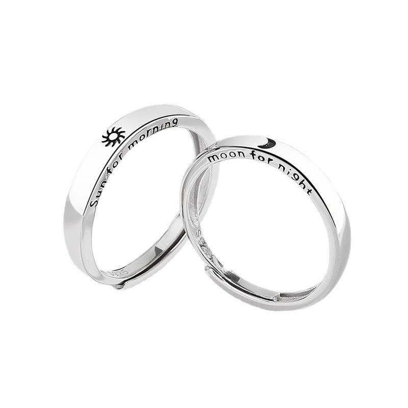 Moon For Night 925 Sterling Silver Ring
