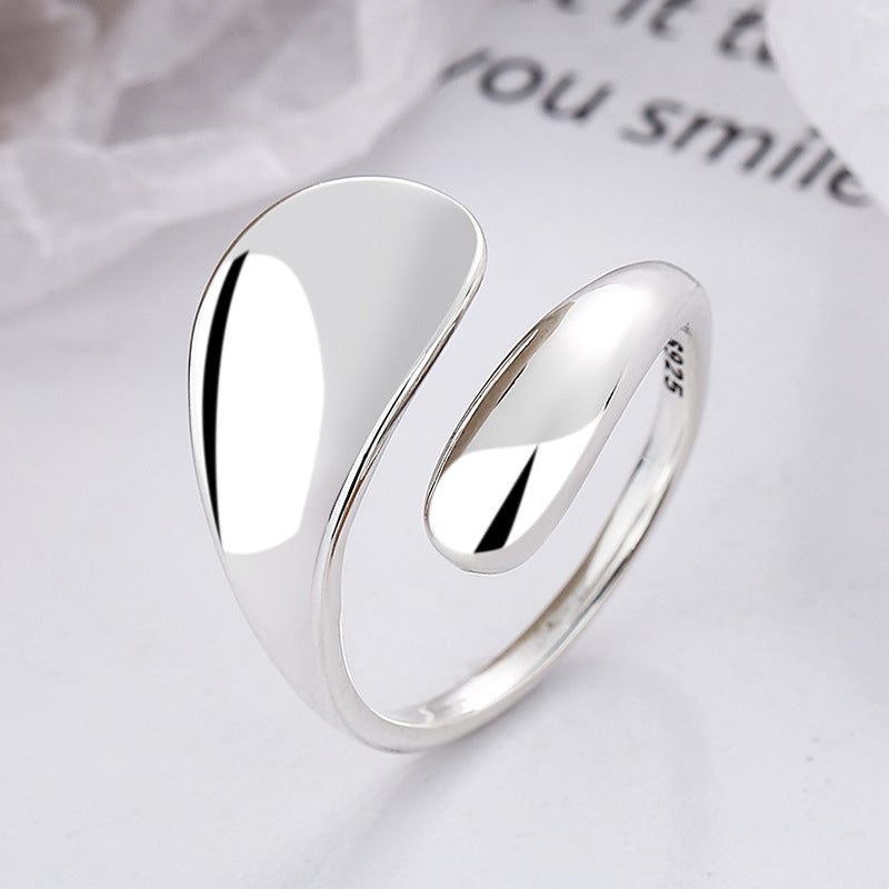 Open Curve Sterling Silver Ring