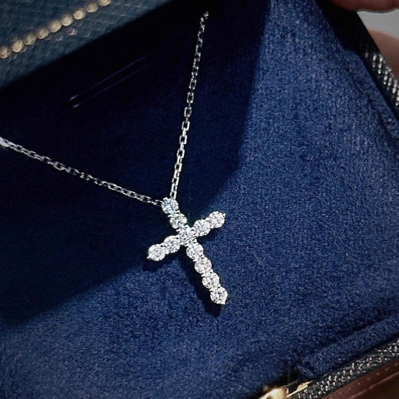 Cross Pendant Sterling Silver Necklace