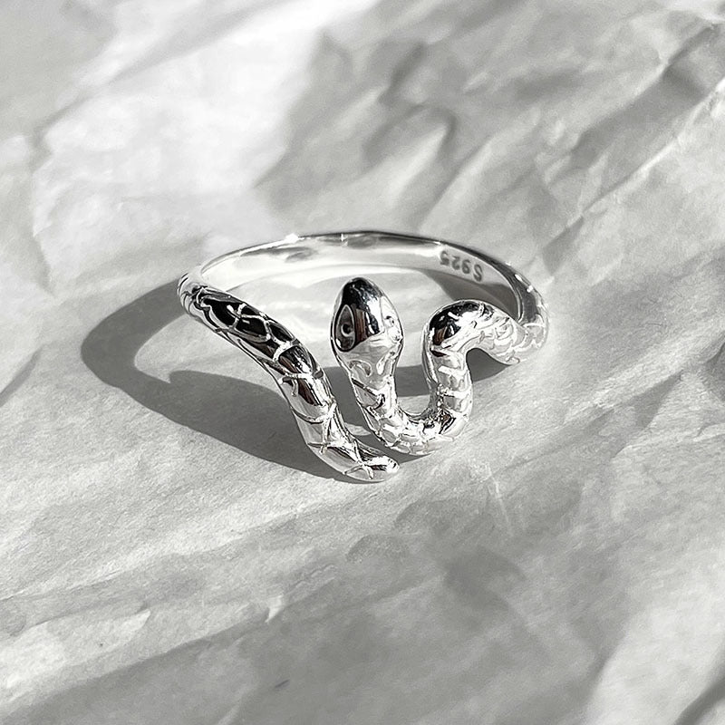 Snake Sterling Silver Ring