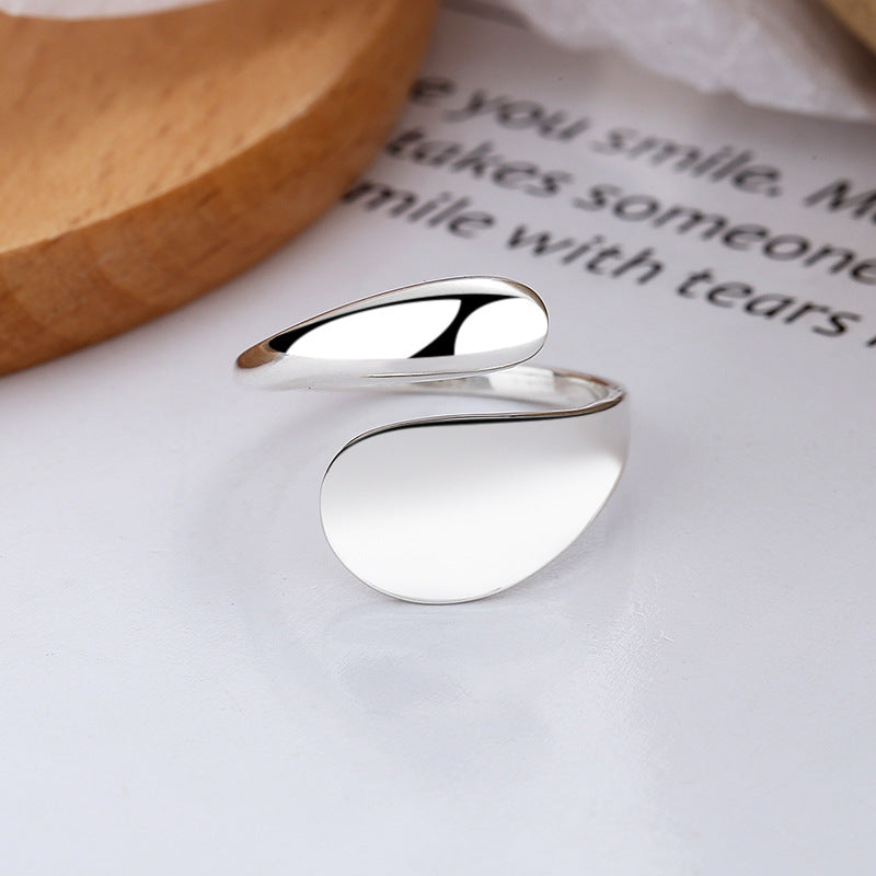Open Curve Sterling Silver Ring