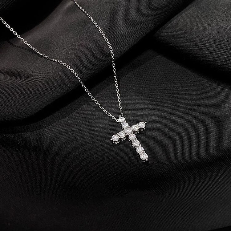 Cross Pendant Sterling Silver Necklace